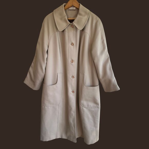 forecaster of boston Jackets & Blazers - Vintage 1970s Forecaster of Boston Lined Trench Coat Made in British Hong Kong